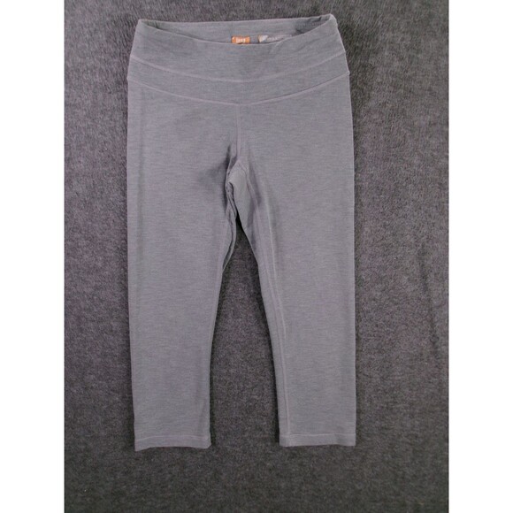Lucy Leggings Womens S LucyPowermax Yoga Capri Cropped Gray Wide Waistband - Picture 1 of 14